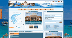 Desktop Screenshot of focusgreece.com